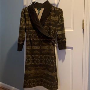 Ralph Lauren Wrap style fall dress